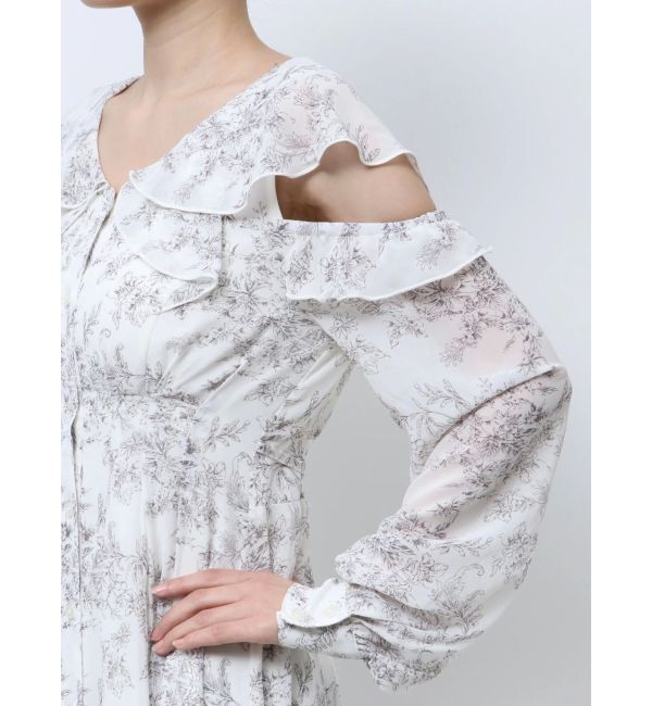 RESEXXY「コルセットシャツフレアワンピース」|ワンピース|