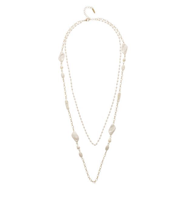 RESEXXY「ランダムパール2連ネックレス」|ネックレス|