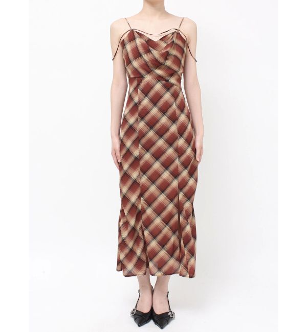 RESEXXY「ドレープストリングキャミワンピース」|ワンピース|