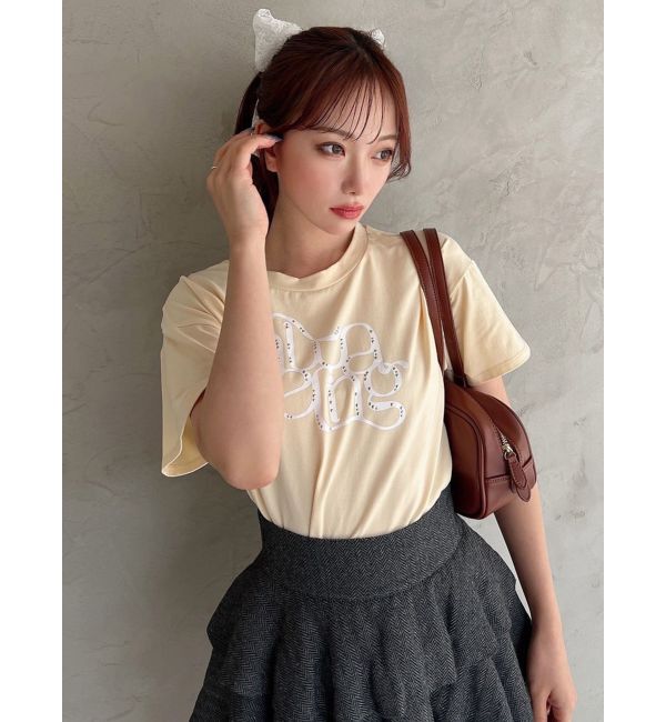 RESEXXY「スタッズロゴTシャツ」|Tシャツ・カットソー|