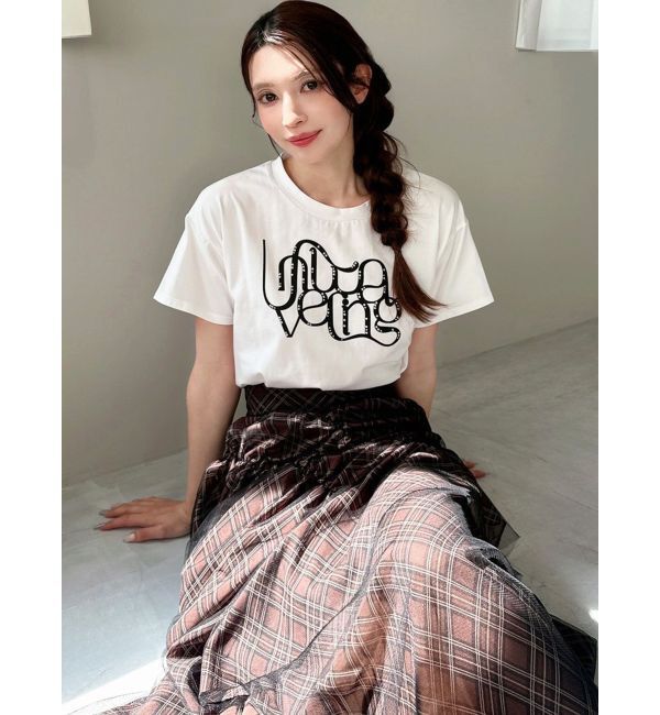 RESEXXY「スタッズロゴTシャツ」|Tシャツ・カットソー|