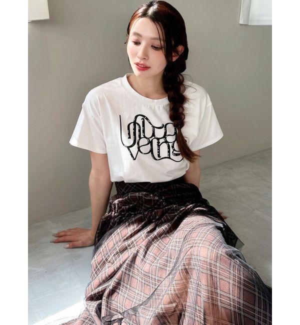 RESEXXY「スタッズロゴTシャツ」|Tシャツ・カットソー|