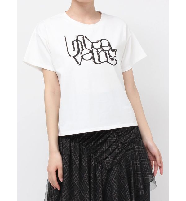 RESEXXY「スタッズロゴTシャツ」|Tシャツ・カットソー|