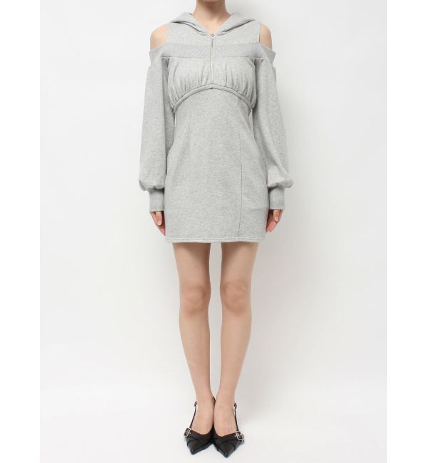 RESEXXY「レイヤードフーディミニワンピース」|ワンピース|
