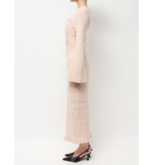 RESEXXY「クロシェニットタイトワンピース」|ワンピース|