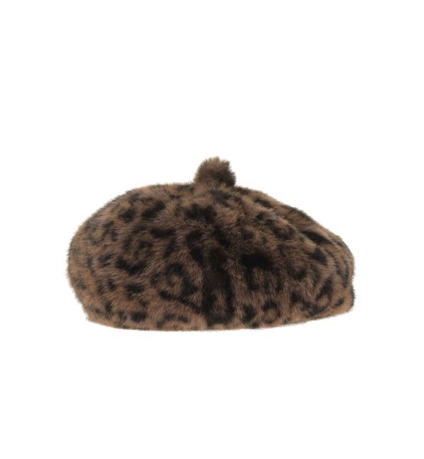 RESEXXY「レオパードデザインベレー帽」|ハンチング・ベレー帽|