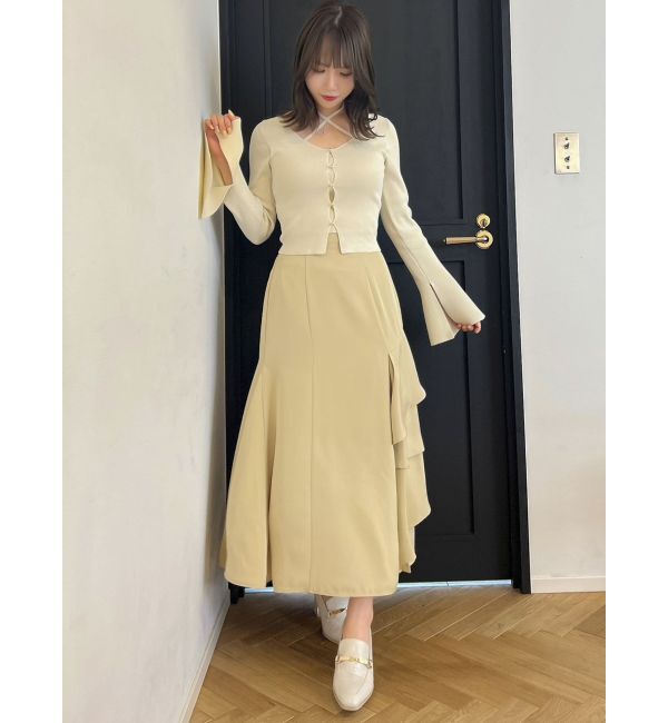 dazzlin「サイドティアードフレアスカート」|スカート|