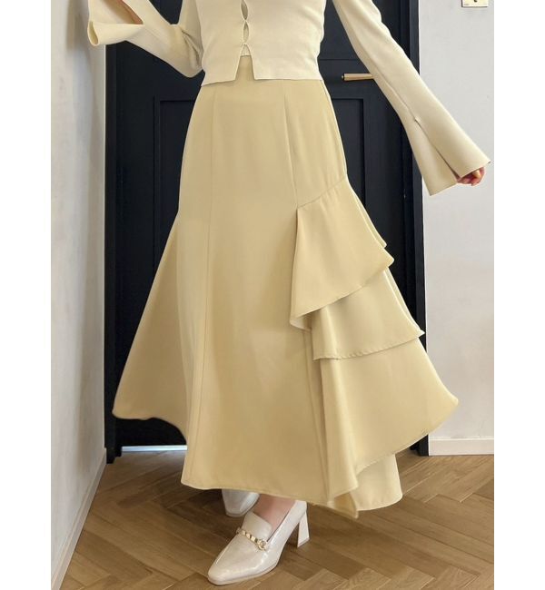 dazzlin「サイドティアードフレアスカート」|スカート|
