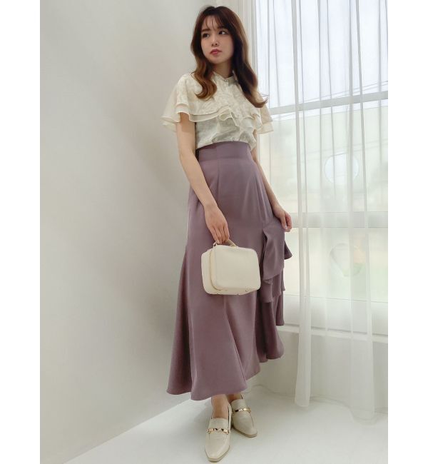 dazzlin「サイドティアードフレアスカート」|スカート|