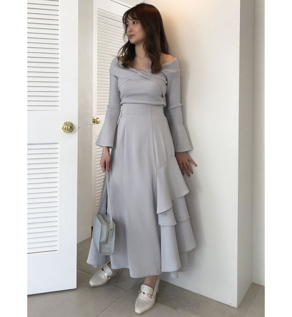 dazzlin「サイドティアードフレアスカート」|スカート|