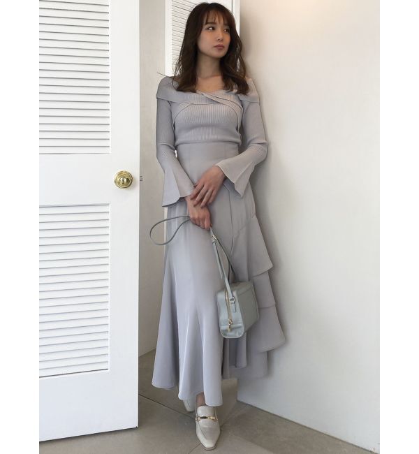 dazzlin「サイドティアードフレアスカート」|スカート|