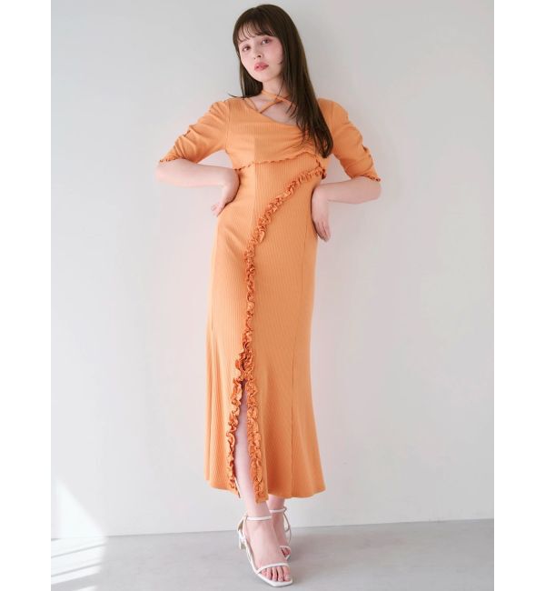 dazzlin「アシメレイヤードカットワンピース」|ワンピース|