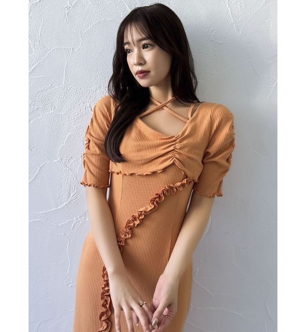 dazzlin「アシメレイヤードカットワンピース」|ワンピース|