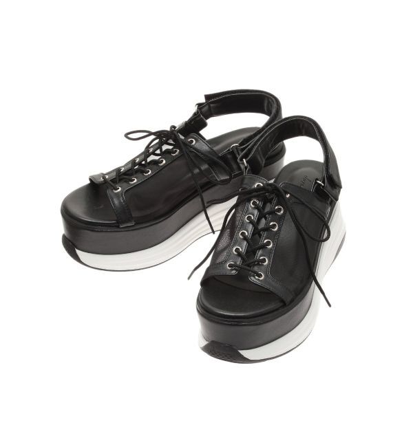 dazzlin「スニーカーアツゾコサンダル」|サンダル|ブラック