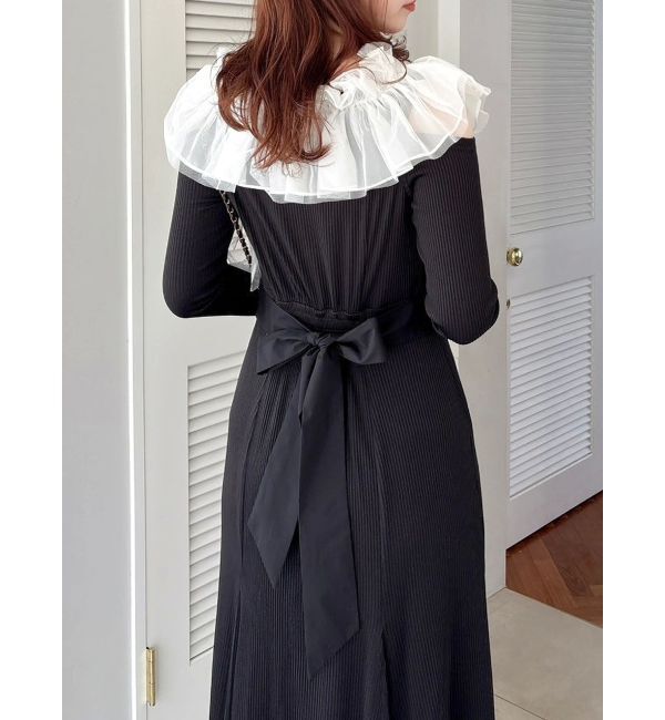 dazzlin「クロスフリルカットワンピース」|ワンピース|