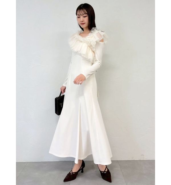 dazzlin「クロスフリルカットワンピース」|ワンピース|