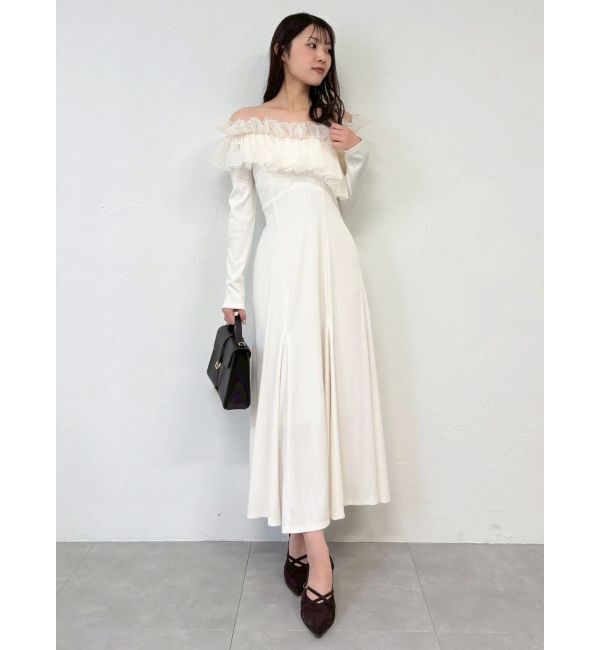 dazzlin「クロスフリルカットワンピース」|ワンピース|