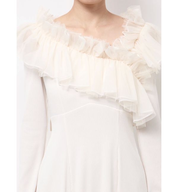 dazzlin「クロスフリルカットワンピース」|ワンピース|