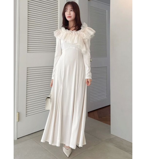 dazzlin「クロスフリルカットワンピース」|ワンピース|