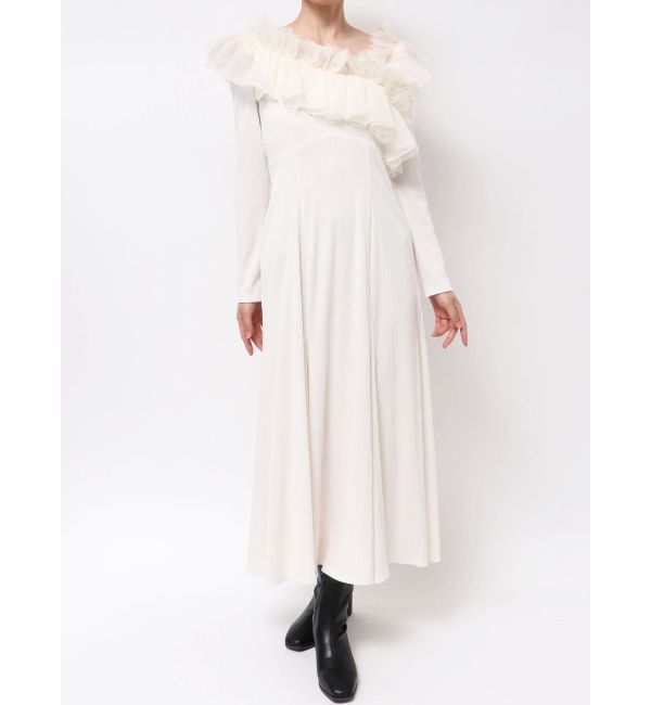 dazzlin「クロスフリルカットワンピース」|ワンピース|