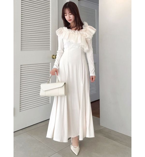 dazzlin「クロスフリルカットワンピース」|ワンピース|