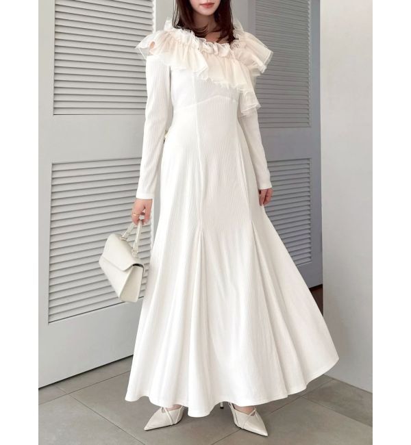 dazzlin「クロスフリルカットワンピース」|ワンピース|