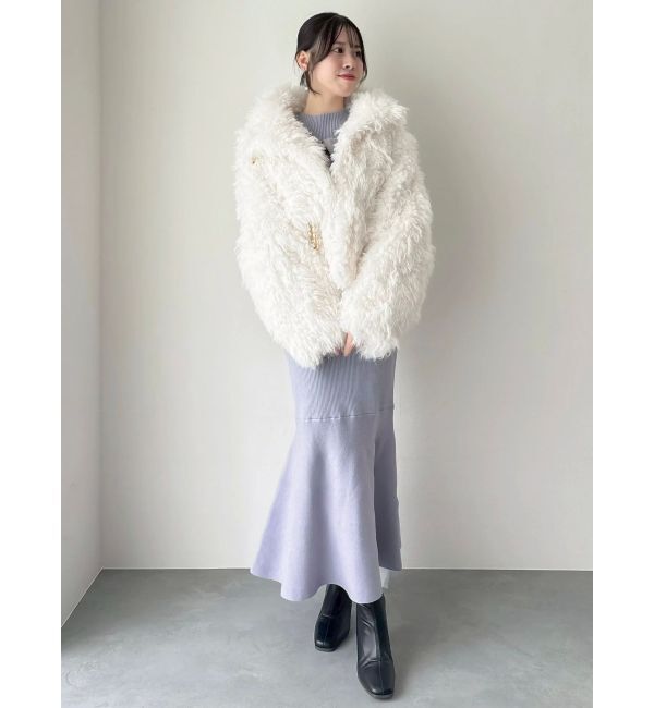 dazzlin「ドッキングバルーンネックニットワンピース」|ワンピース|