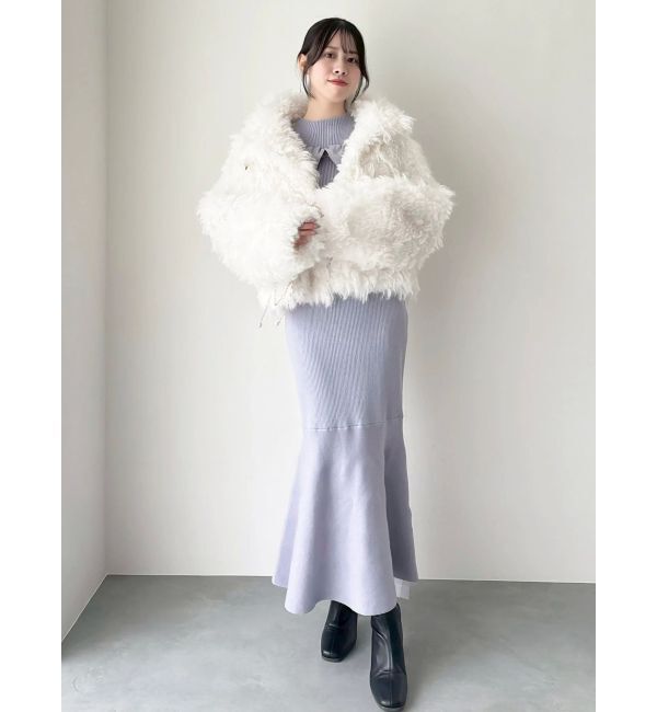 dazzlin「ドッキングバルーンネックニットワンピース」|ワンピース|