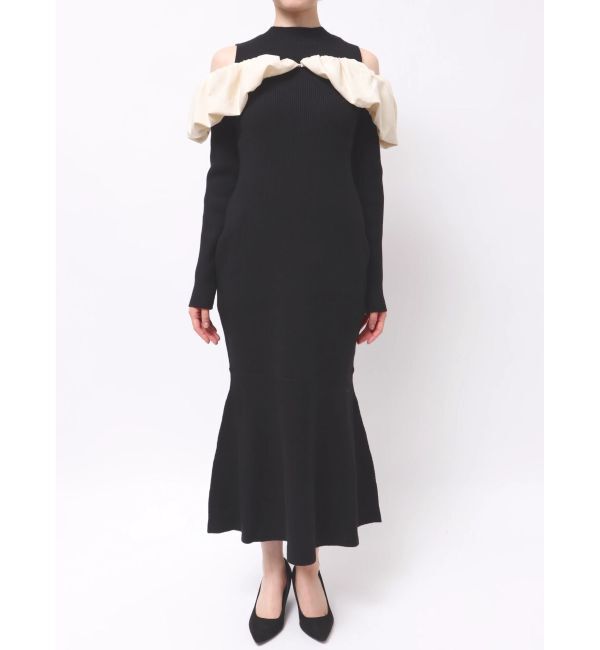 dazzlin「ドッキングバルーンネックニットワンピース」|ワンピース|