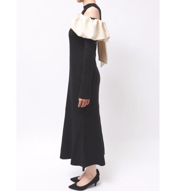 dazzlin「ドッキングバルーンネックニットワンピース」|ワンピース|