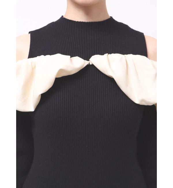 dazzlin「ドッキングバルーンネックニットワンピース」|ワンピース|