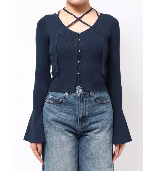 dazzlin「【20周年記念復刻！】カーデタイトトップス」|ニット・セーター|