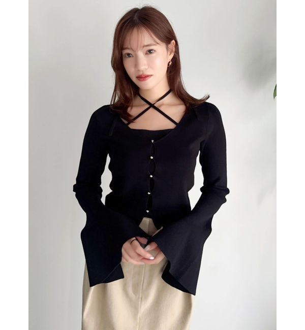 dazzlin「【20周年記念復刻！】カーデタイトトップス」|ニット・セーター|