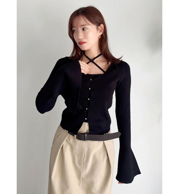 dazzlin「【20周年記念復刻！】カーデタイトトップス」|ニット・セーター|