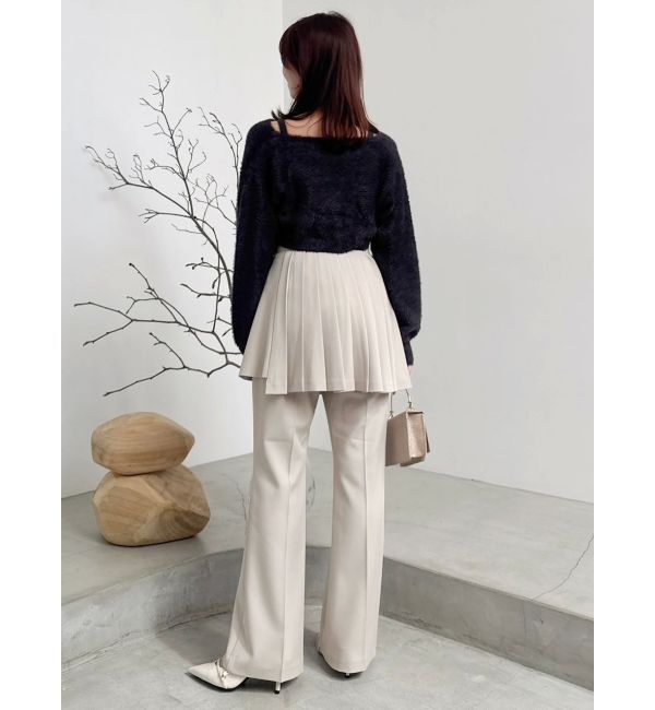 dazzlin「2WAYレイヤードスカートパンツ」|その他|