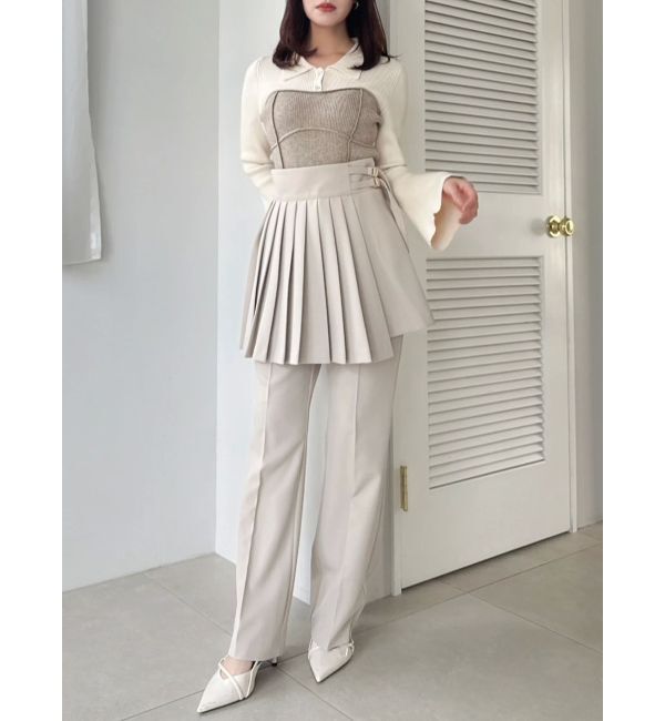 dazzlin「2WAYレイヤードスカートパンツ」|その他|