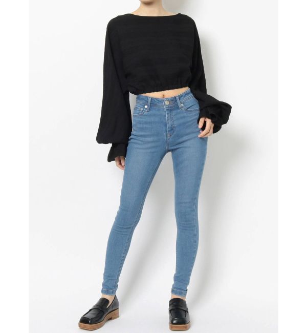 EMODA「【ELDER】FIXジャストウエストデニム」|デニム|