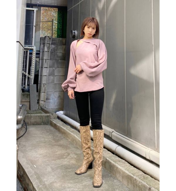 EMODA「【ELDER】FIXジャストウエストデニム」|デニム|