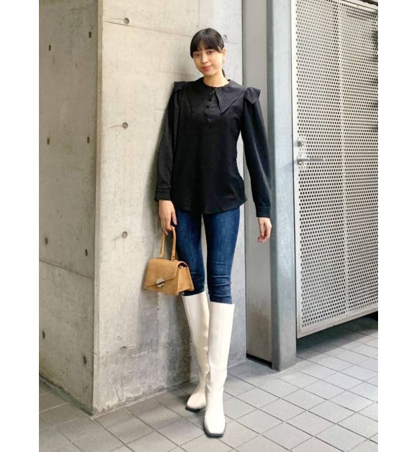 EMODA「【ELDER】FIXジャストウエストデニム」|デニム|