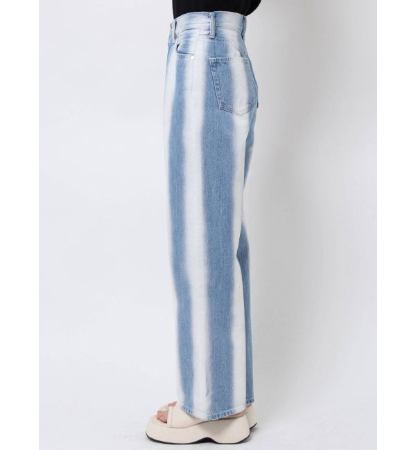 EMODA「ストライプカラールーズジーンズ」|デニム|