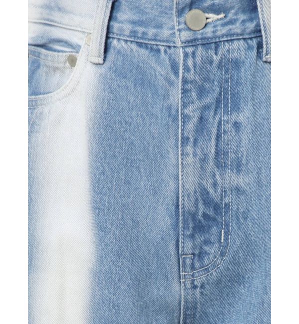 EMODA「ストライプカラールーズジーンズ」|デニム|