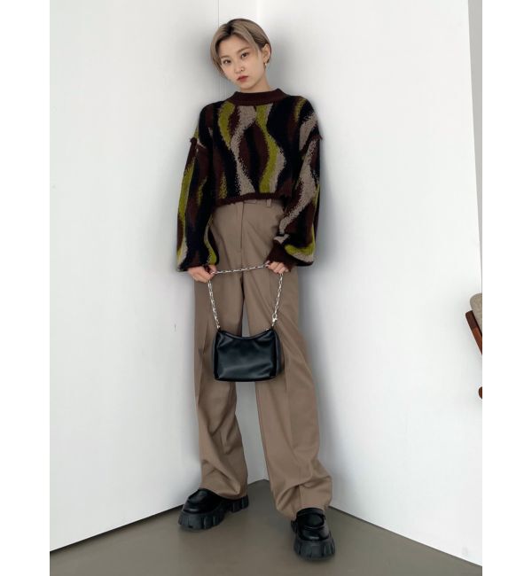 EMODA「ハイウエストワイドスラックスパンツ」|その他|