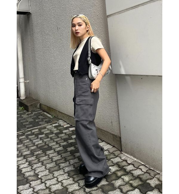 EMODA「ノーカラーコンパクトベスト」|ベスト・ジレ|