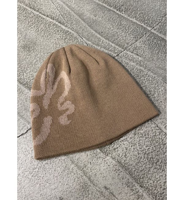 EMODA「2WAY EMフラワービーニー」|ニット帽|ベージュ