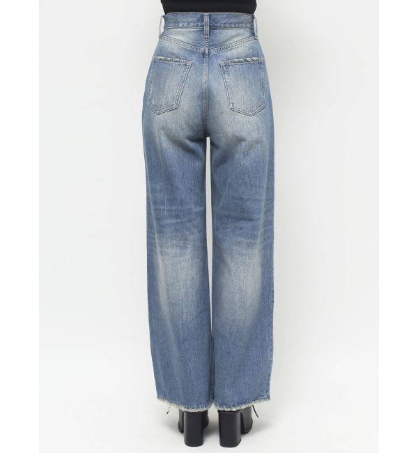 EMODA「ポイントクラッシュワイドジーンズ」|デニム|