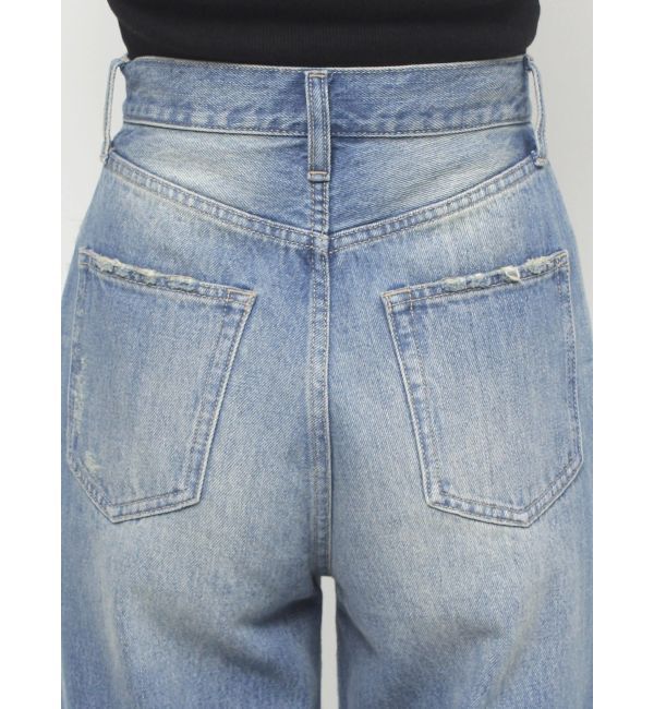 EMODA「ポイントクラッシュワイドジーンズ」|デニム|