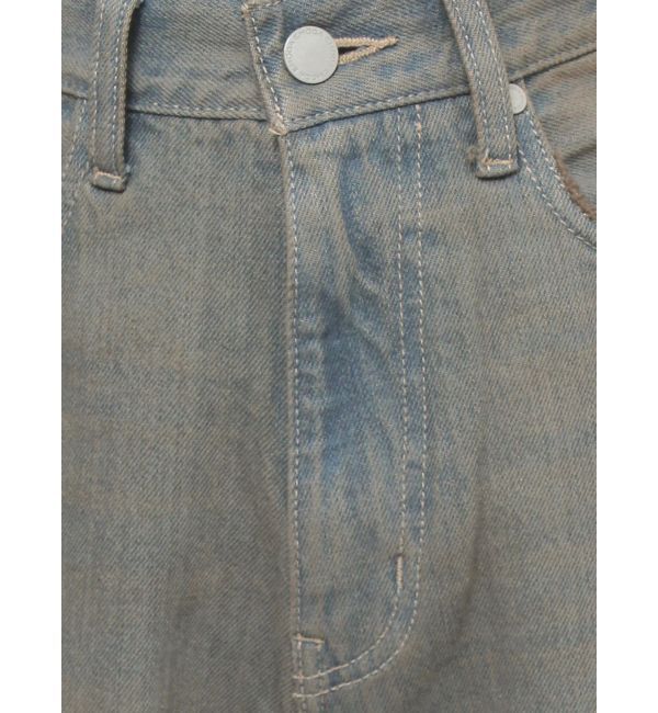 EMODA「ポイントクラッシュワイドジーンズ」|デニム|