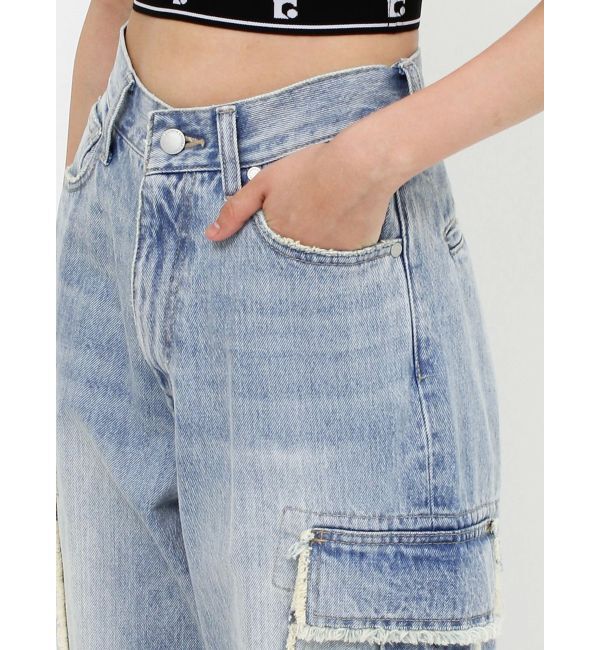 EMODA「アウトポケットワイドジーンズ」|デニム|