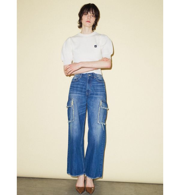 EMODA「アウトポケットワイドジーンズ」|デニム|
