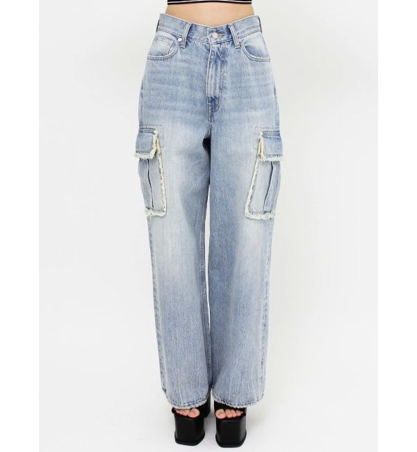 EMODA「アウトポケットワイドジーンズ」|デニム|